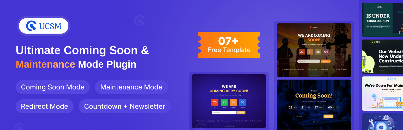 Ultimate Coming Soon & Maintenance