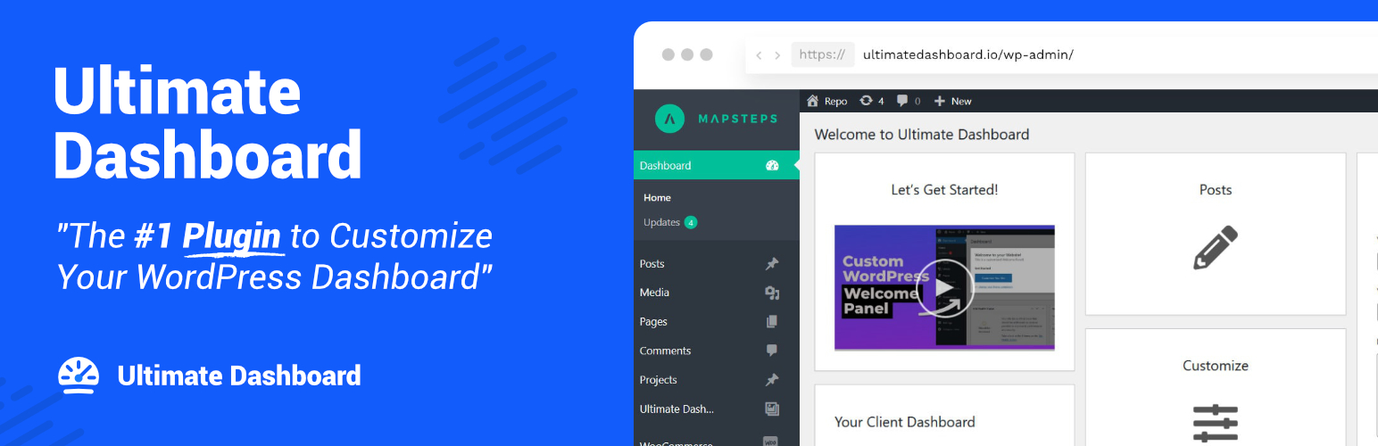 Ultimate Dashboard – Custom WordPress Dashboard WordPress 插件