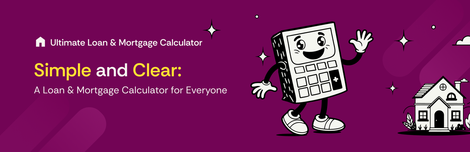 WordPress 外掛 Ultimate Loan & Mortgage Calculator 的封面圖片。