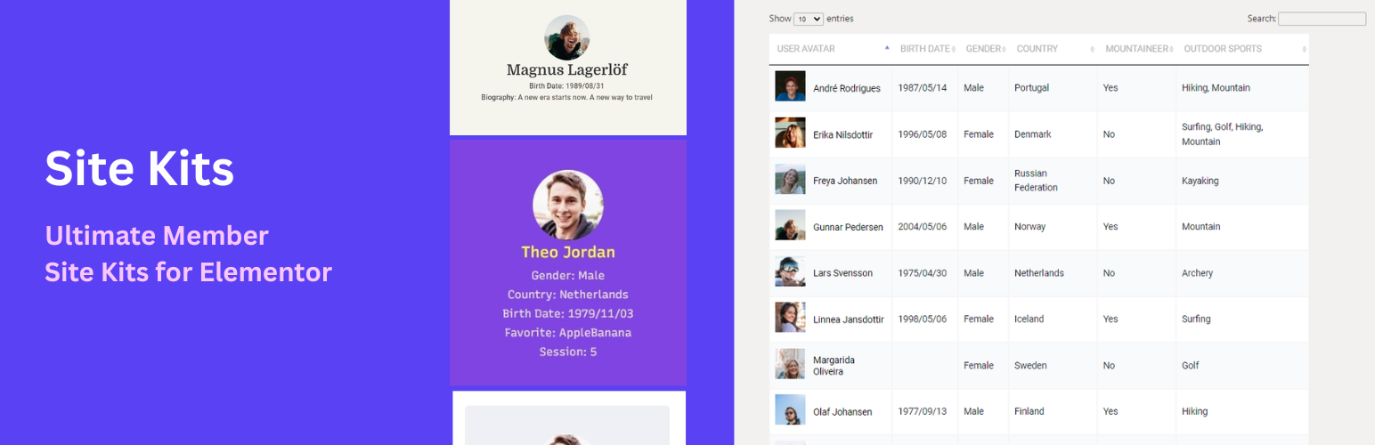 Ultimate Member Widgets for Elementor