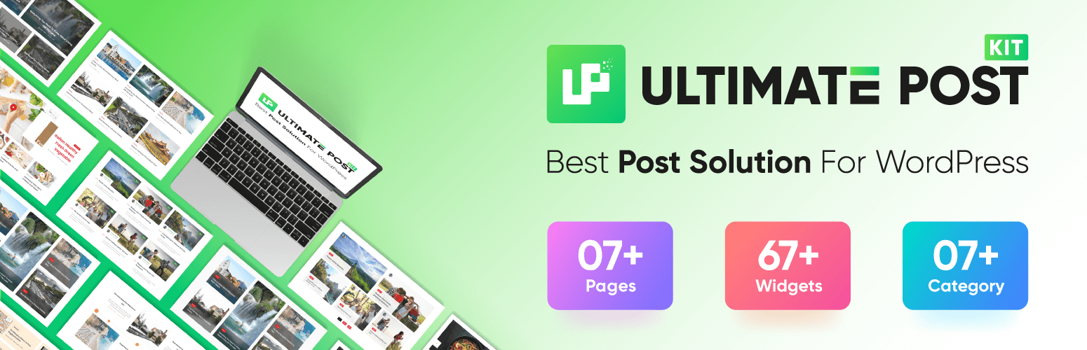 Ultimate Post Kit Addons For Elementor – (Post Grid, Post Carousel, Post Slider, Category List, Post Tabs, Timeline, Post Ticker, Tag Cloud)