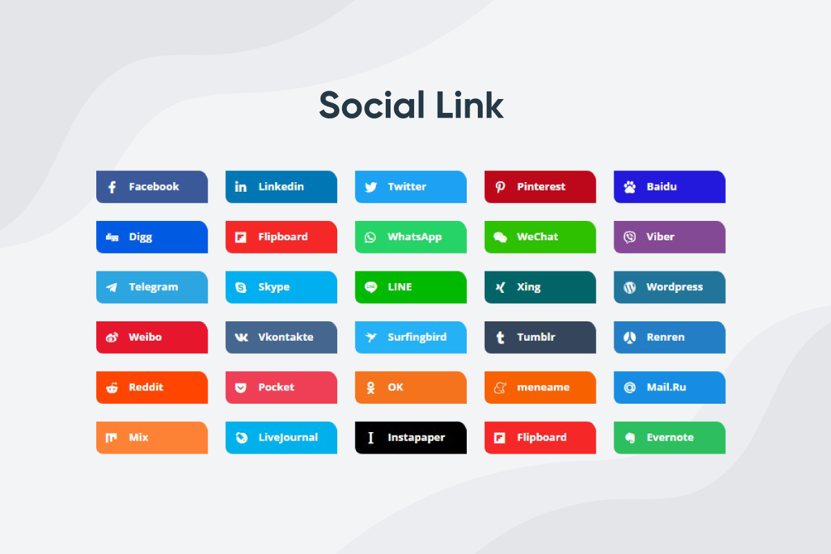 Social Button Example