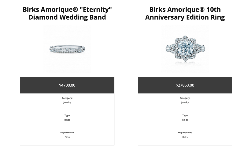 Product comparison