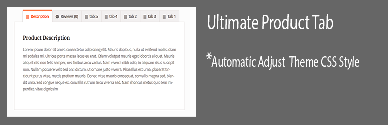 Ultimate Product Tab