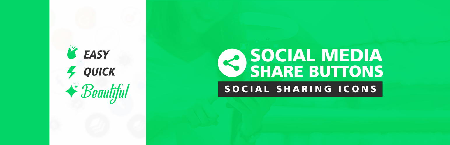 Product image for Social Media Share Buttons & Social Sharing Icons.