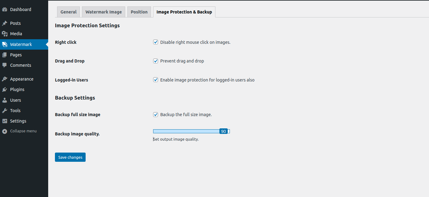 Image Protection &amp; Backup