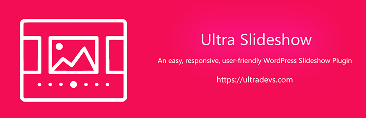 WordPress 外掛 Ultra Slideshow 的封面圖片。