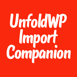 UnfoldWP Import Companion Icon