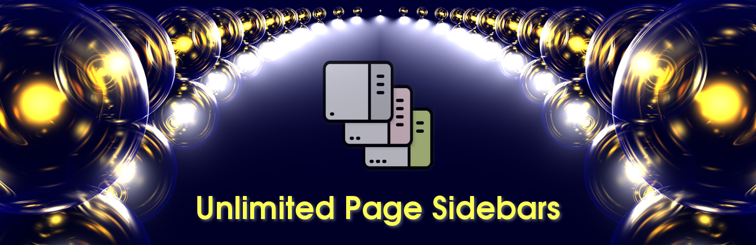 WordPress 外掛 Unlimited Page Sidebars 的封面圖片。
