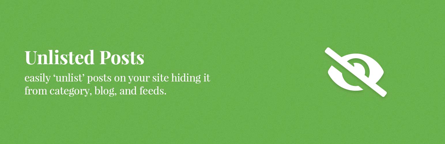 Unlisted Posts