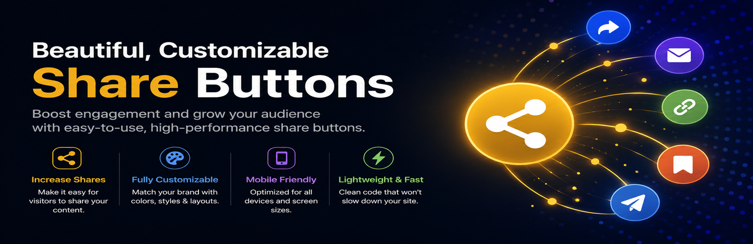 WordPress 外掛 Unstoppable Share Buttons 的封面圖片