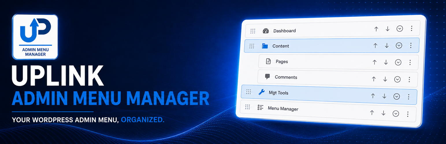 Uplink Admin Menu Manager