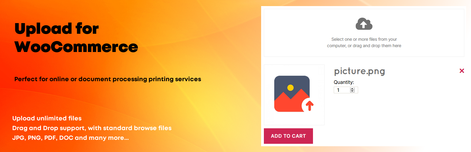 Uploads for WooCommerce