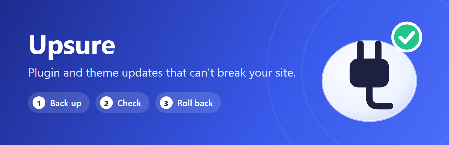 WordPress 外掛 Upsure – Automatic Rollback for Broken Updates 的封面圖片