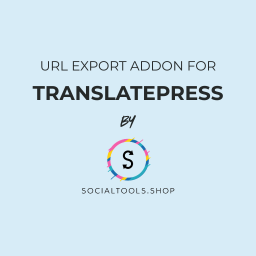 URL Export Addon for TranslatePress logo