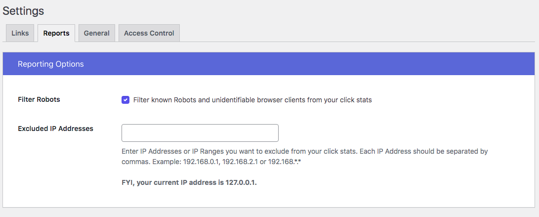 <p>Reports Settings [PRO]</p>