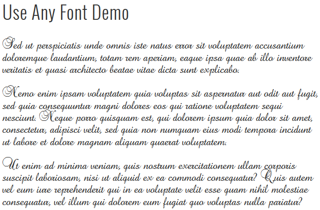 Use Any Font | Custom Font Uploader