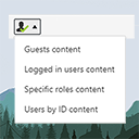 User Access Shortcodes Icon