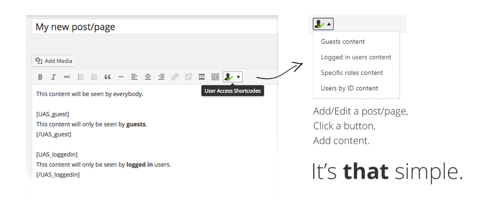 Simple, hassle-free content restrictions