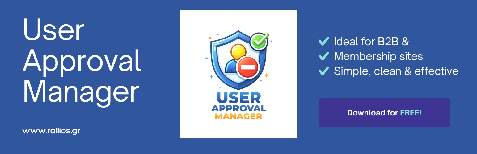 User Approval Manager