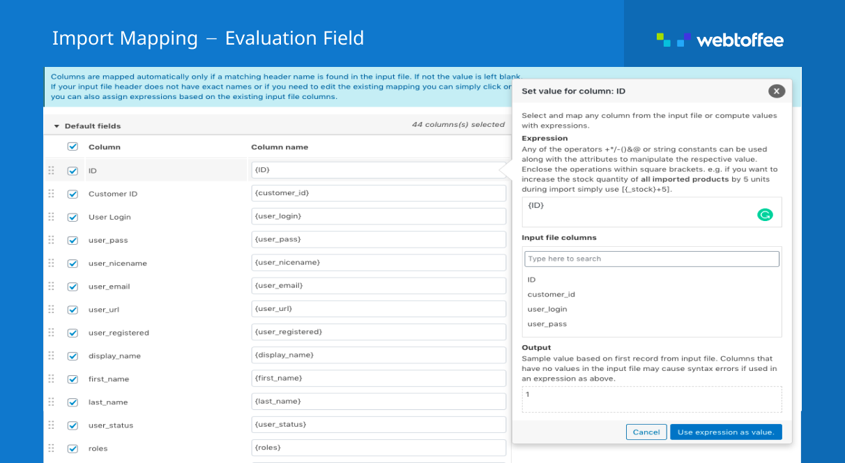 Bulk update WordPress users when importing from CSV