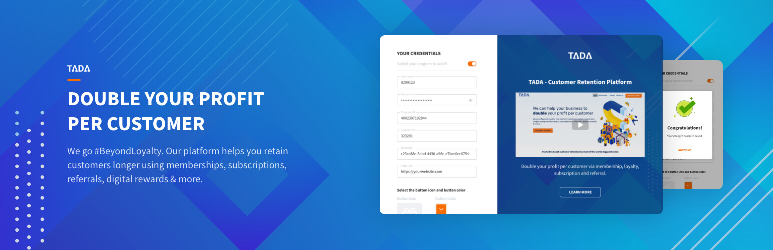 TADA (Membership, Loyalty, Referral & Subscription Platform)