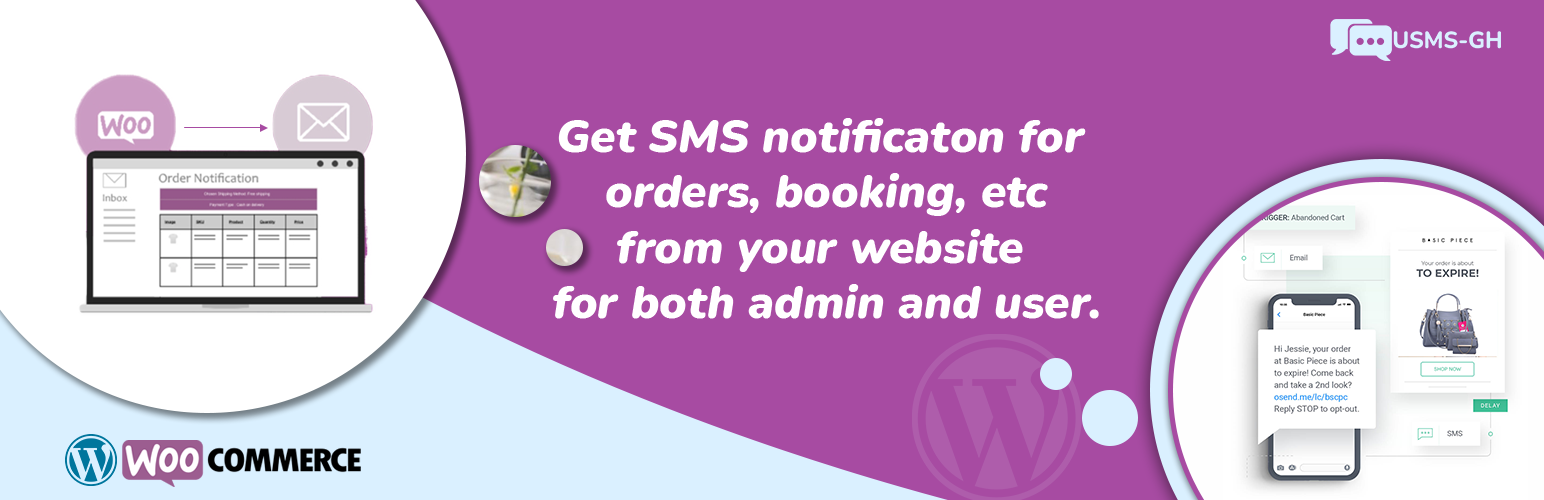 USMS-GH WooCommerce SMS Notification