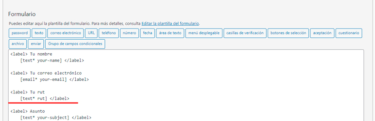 Validar RUT Chile con CF7