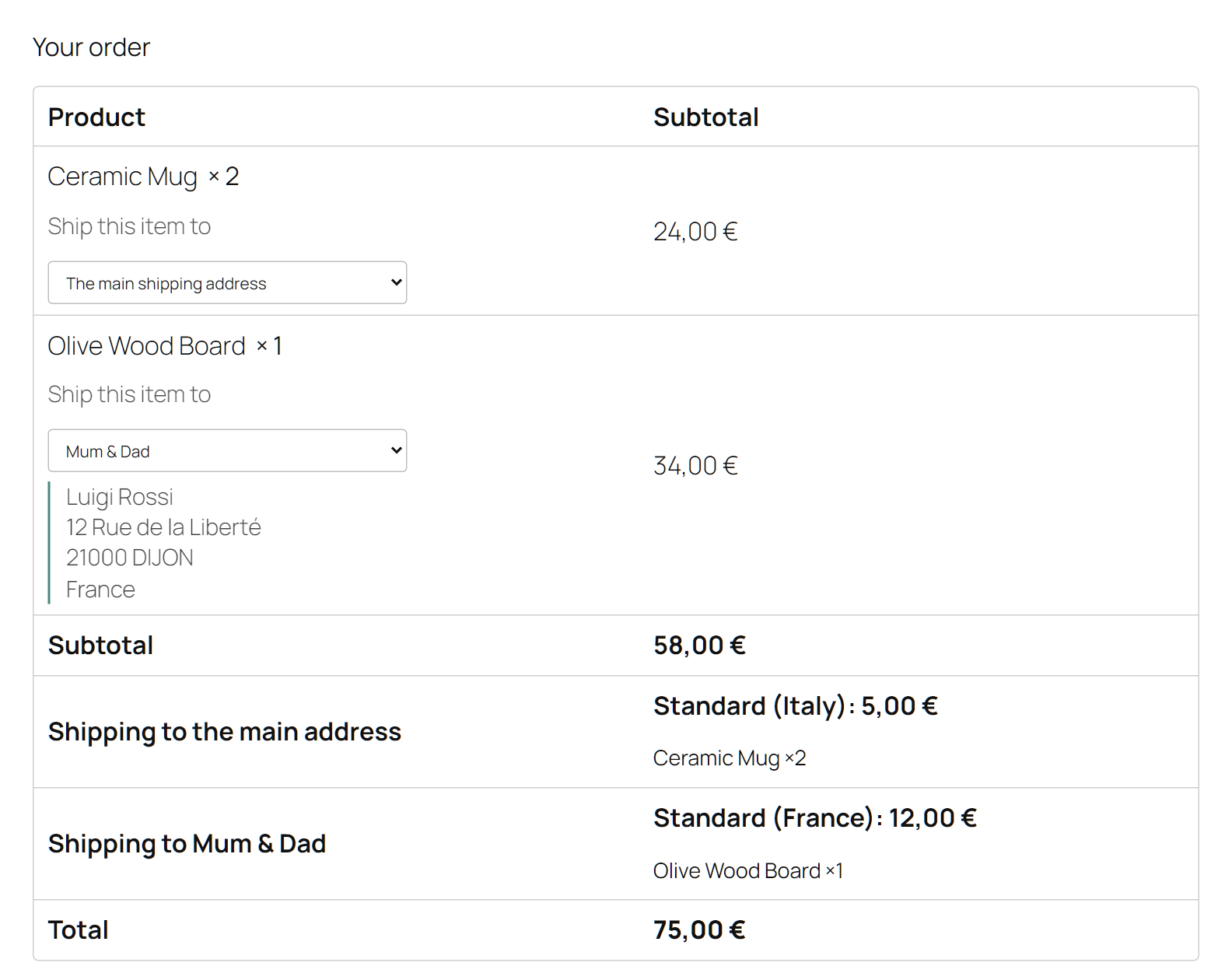 Vanquish Multiple Addresses for WooCommerce