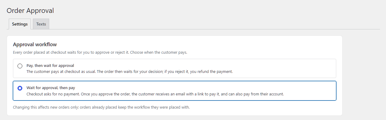 Vanquish Order Approval – Approve &amp; Reject Orders for WooCommerce