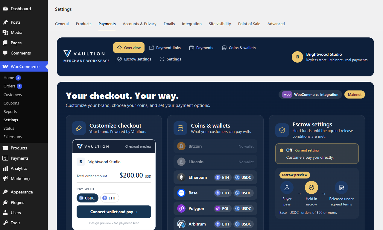 Vaultion Payments