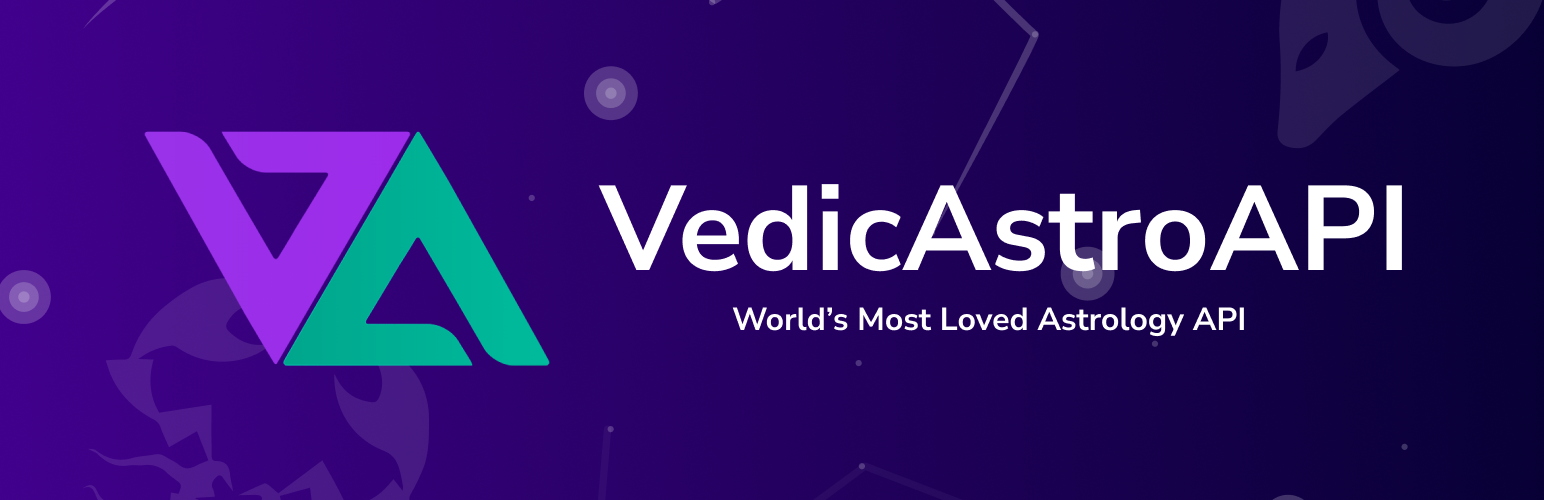WordPress 外掛 VedicAstroAPI 的封面圖片。