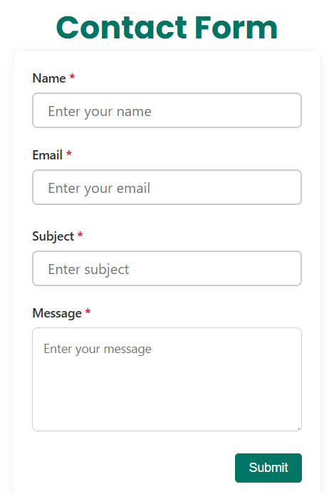 Vedrixa Forms – Contact Form, Registration Form &amp; Drag-and-Drop Form Builder