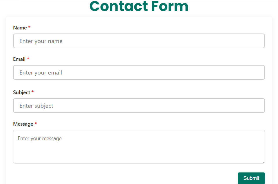 Vedrixa Forms – Contact Form, Registration Form &amp; Drag-and-Drop Form Builder