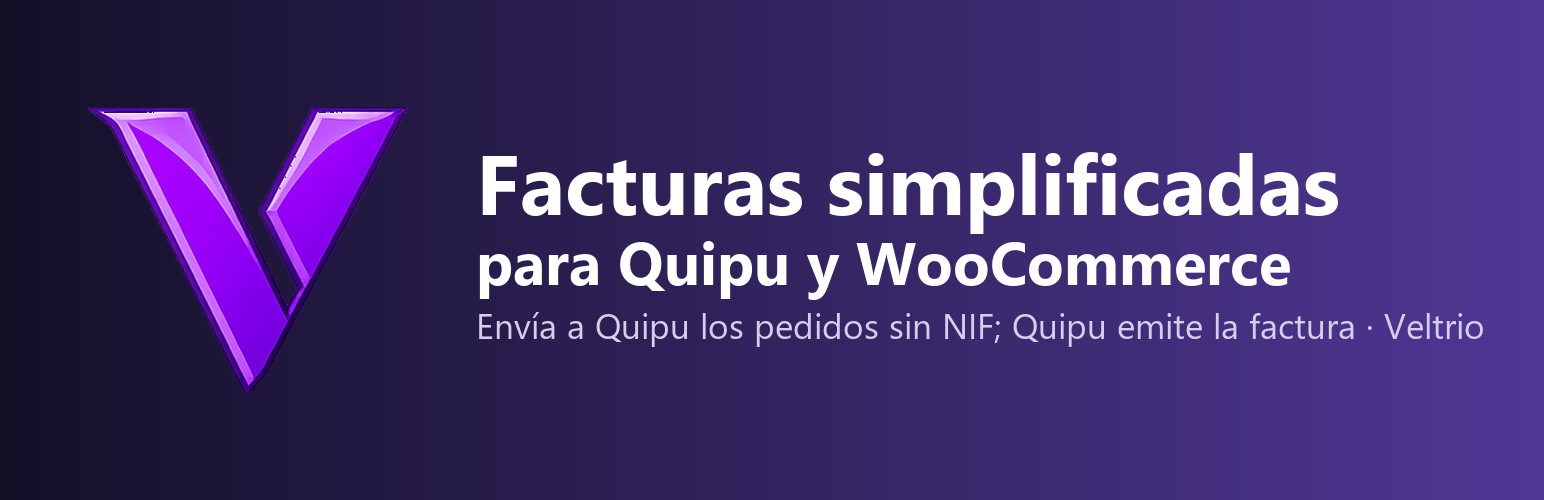Veltrio – Facturas simplificadas para Quipu