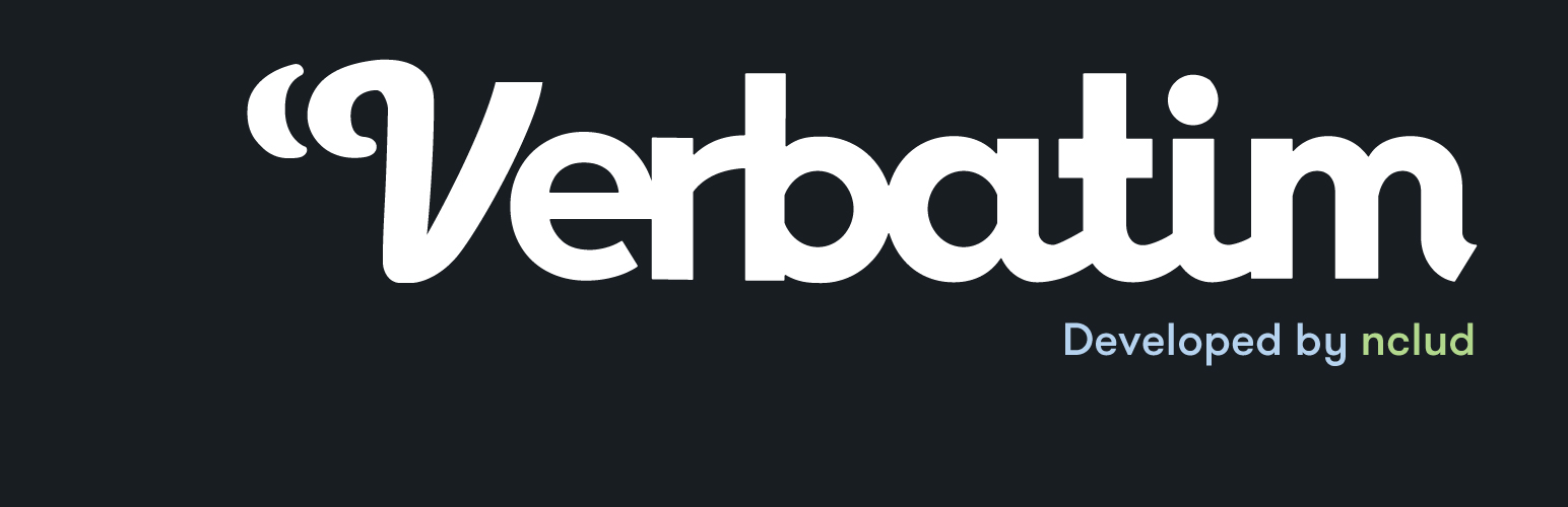 Verbatim