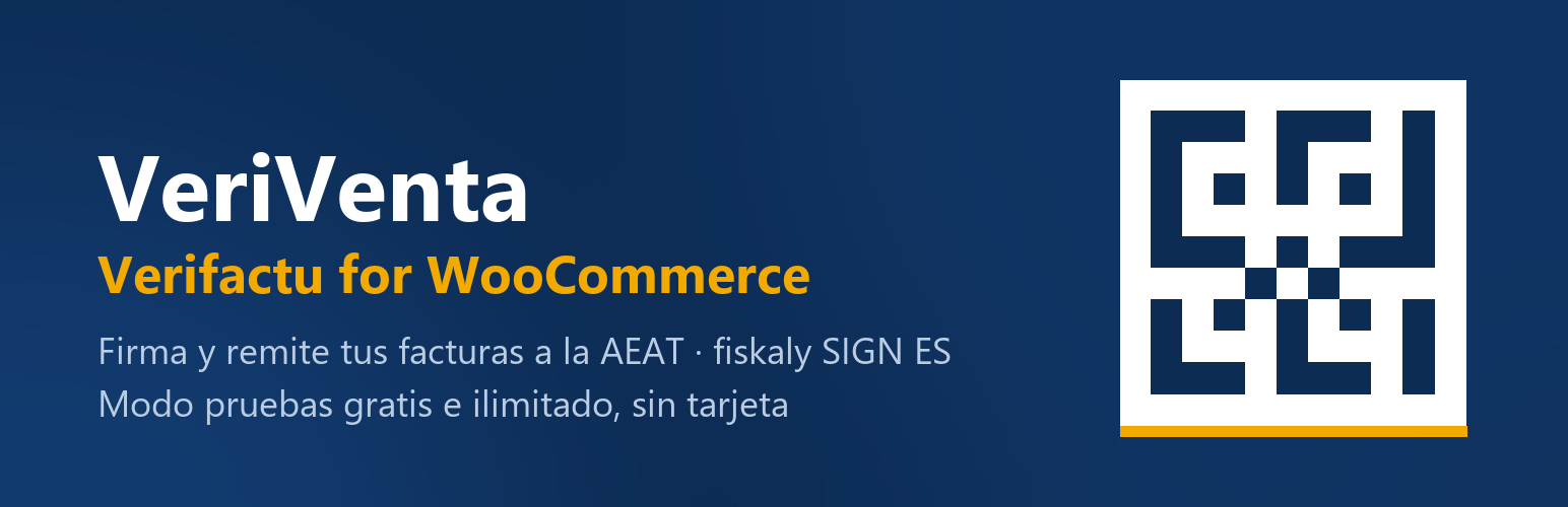 WordPress 外掛 VeriVenta – Verifactu for WooCommerce 的封面圖片