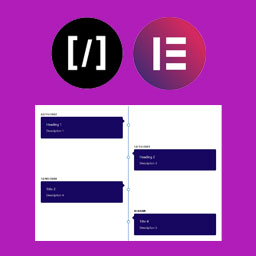 A Vertical Timeline Responsive Icon