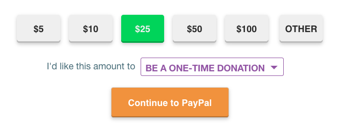 Very Simple PayPal Donation Form