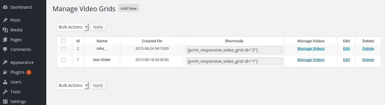 PRO Version Unlimited Video Grids