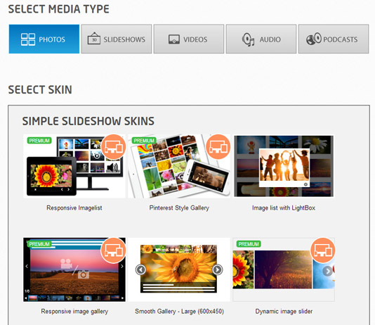 Start page