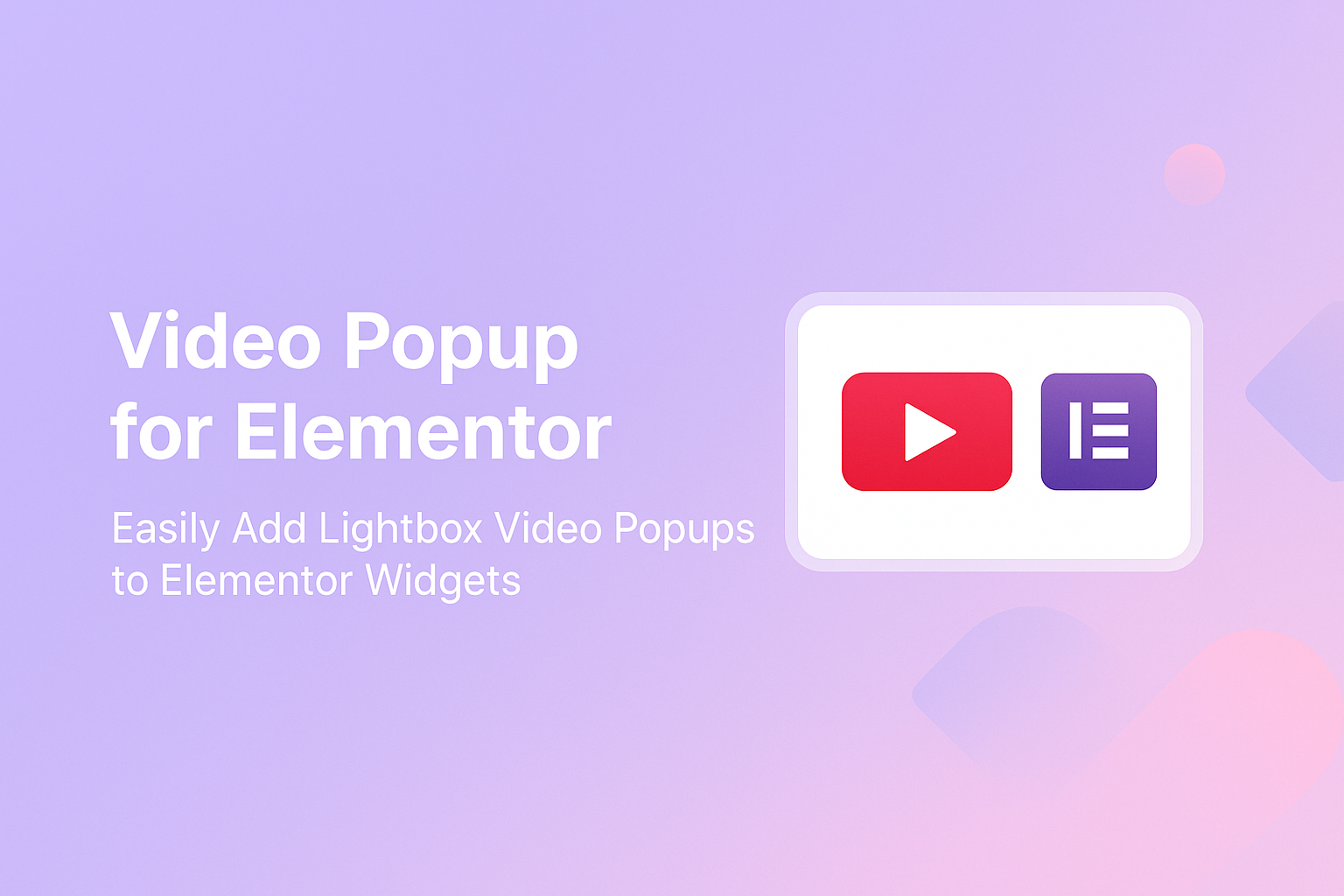 Video Popup for Elementor