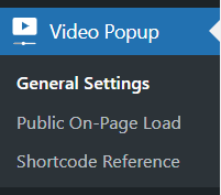 Plugin Menu.