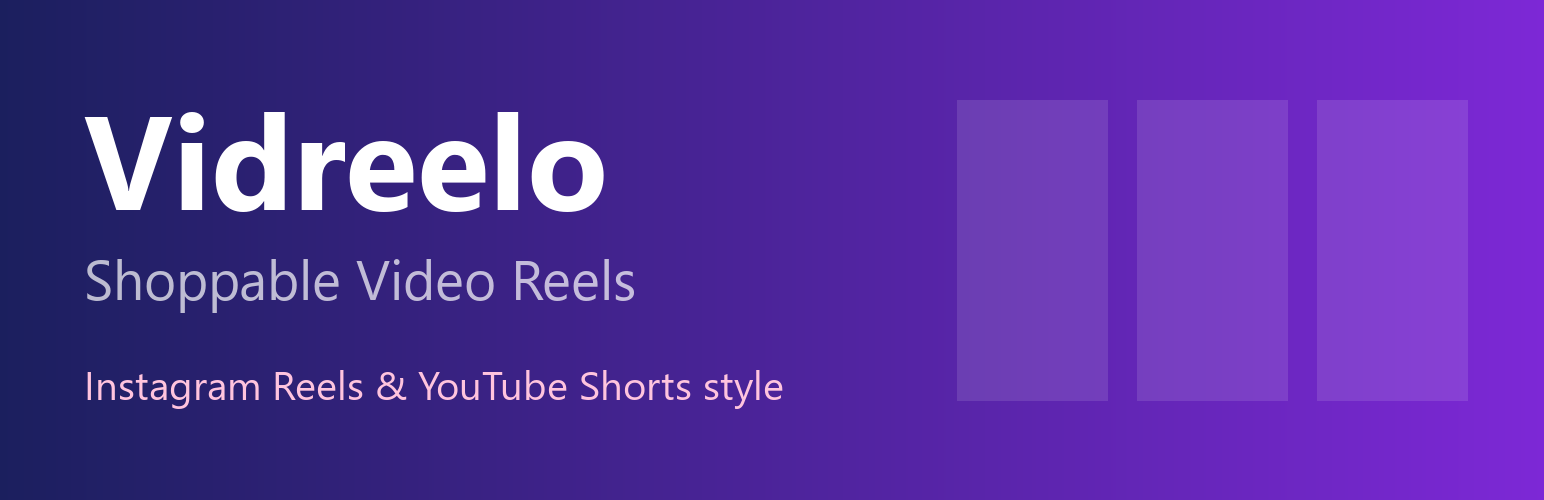Vidreelo Shoppable Video Reels