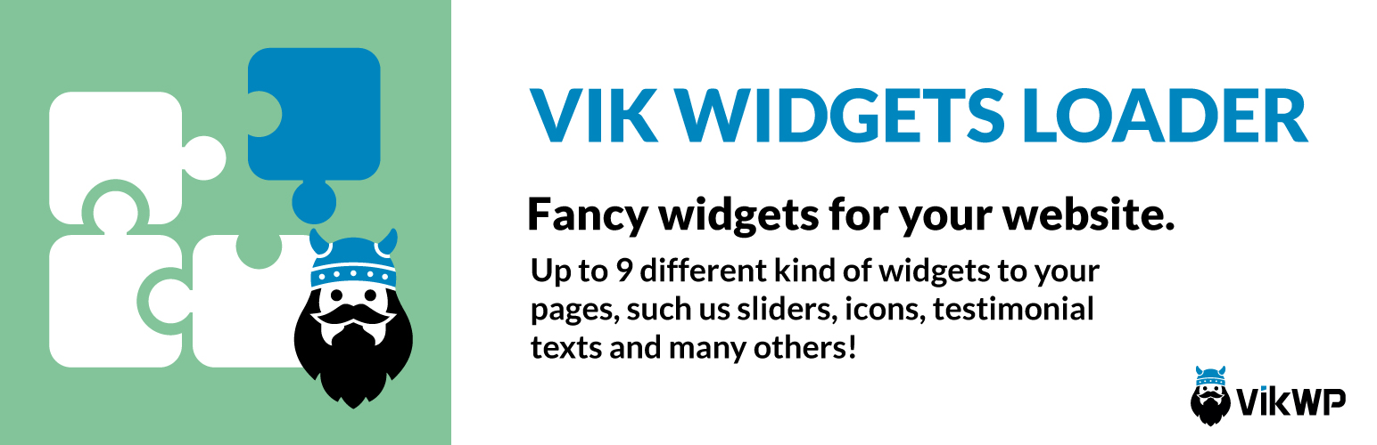 VikWidgetsLoader – Collection of Widgets