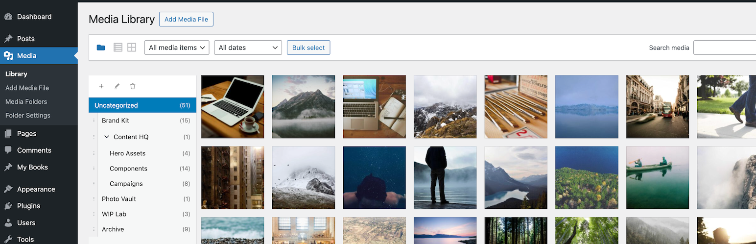 Virtual Media Folders