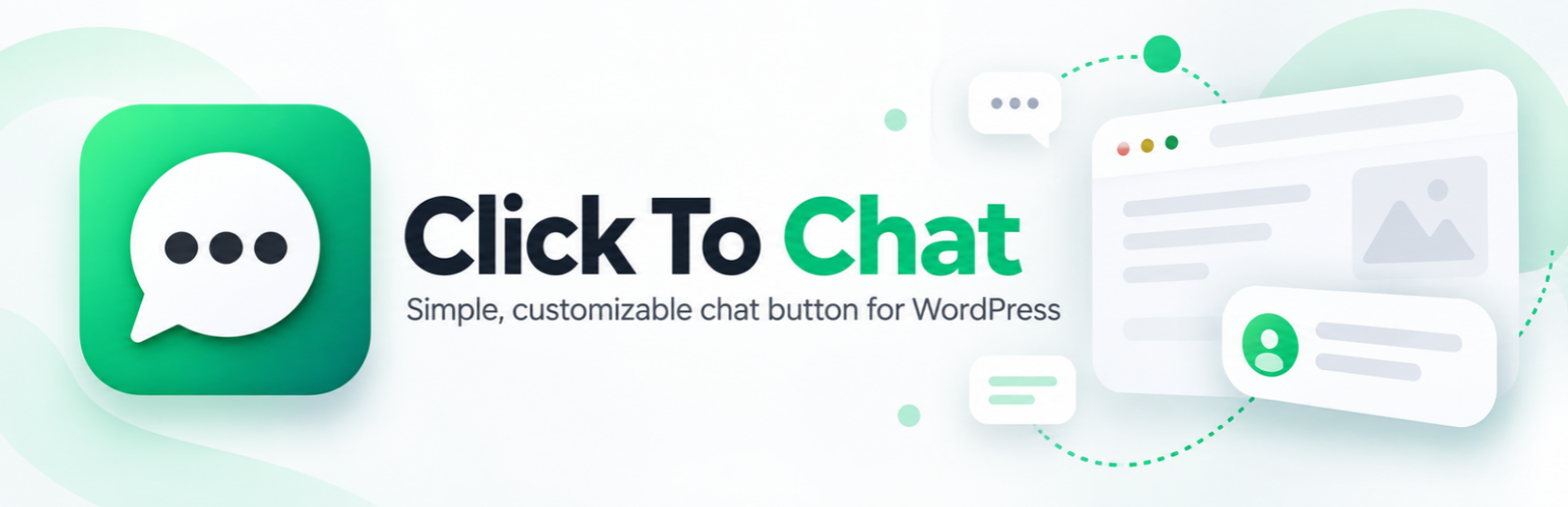 WordPress 外掛 Click to Chat by Virtualcode 的封面圖片
