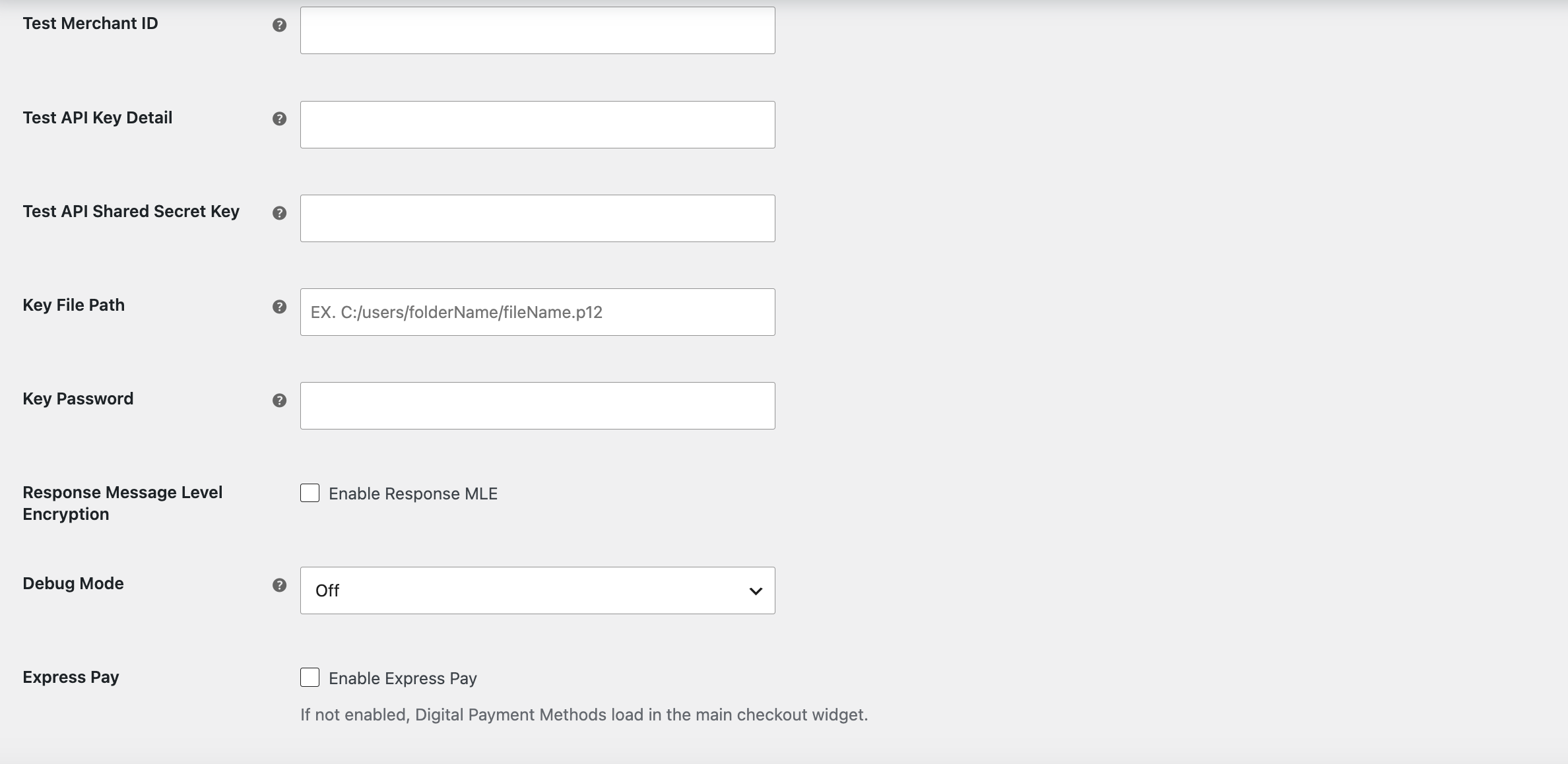 Configuration Screen 2