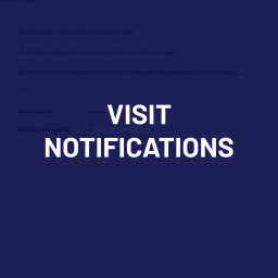 site visit notification email