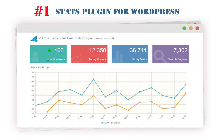 Visits &amp; Visitors Statistics